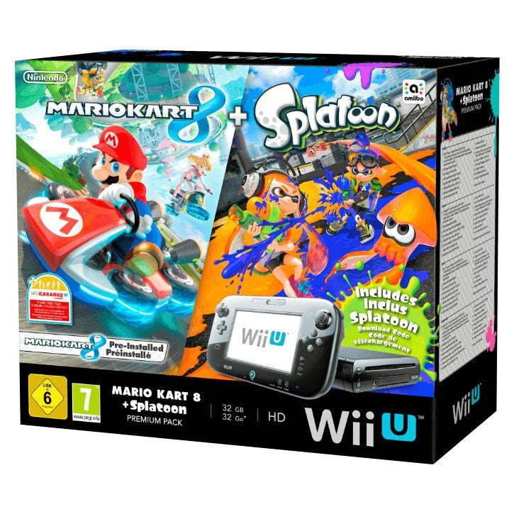 Konsole 32 GB schwarz Mario Kart 8 Splatoon Premium Pak
