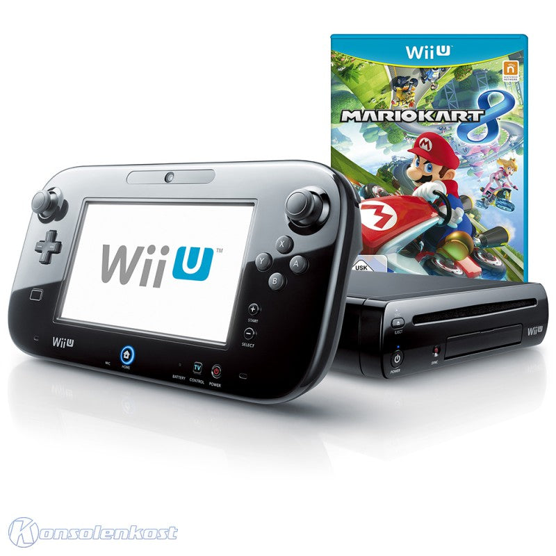 Konsole 32 GB schwarz + Mario Kart 8 + Tablet + Zubehör