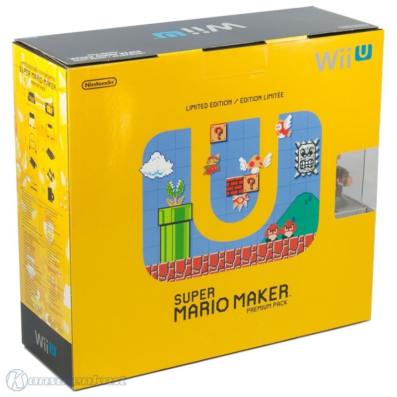 Konsole 32 GB schwarz Super Mario Maker Premium Pak — Limited Edition