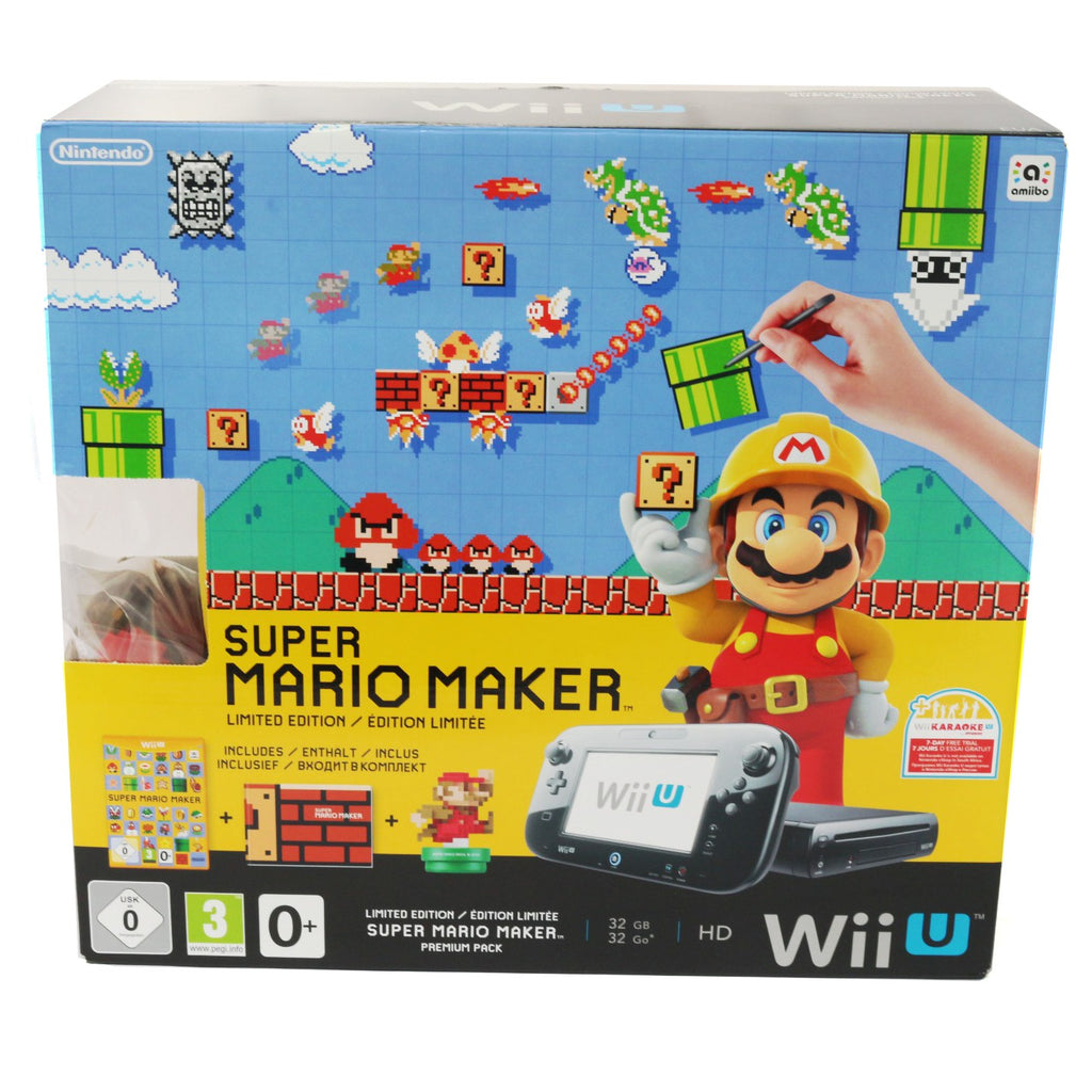 Konsole 32 GB schwarz Super Mario Maker Premium Pak — Limited Edition