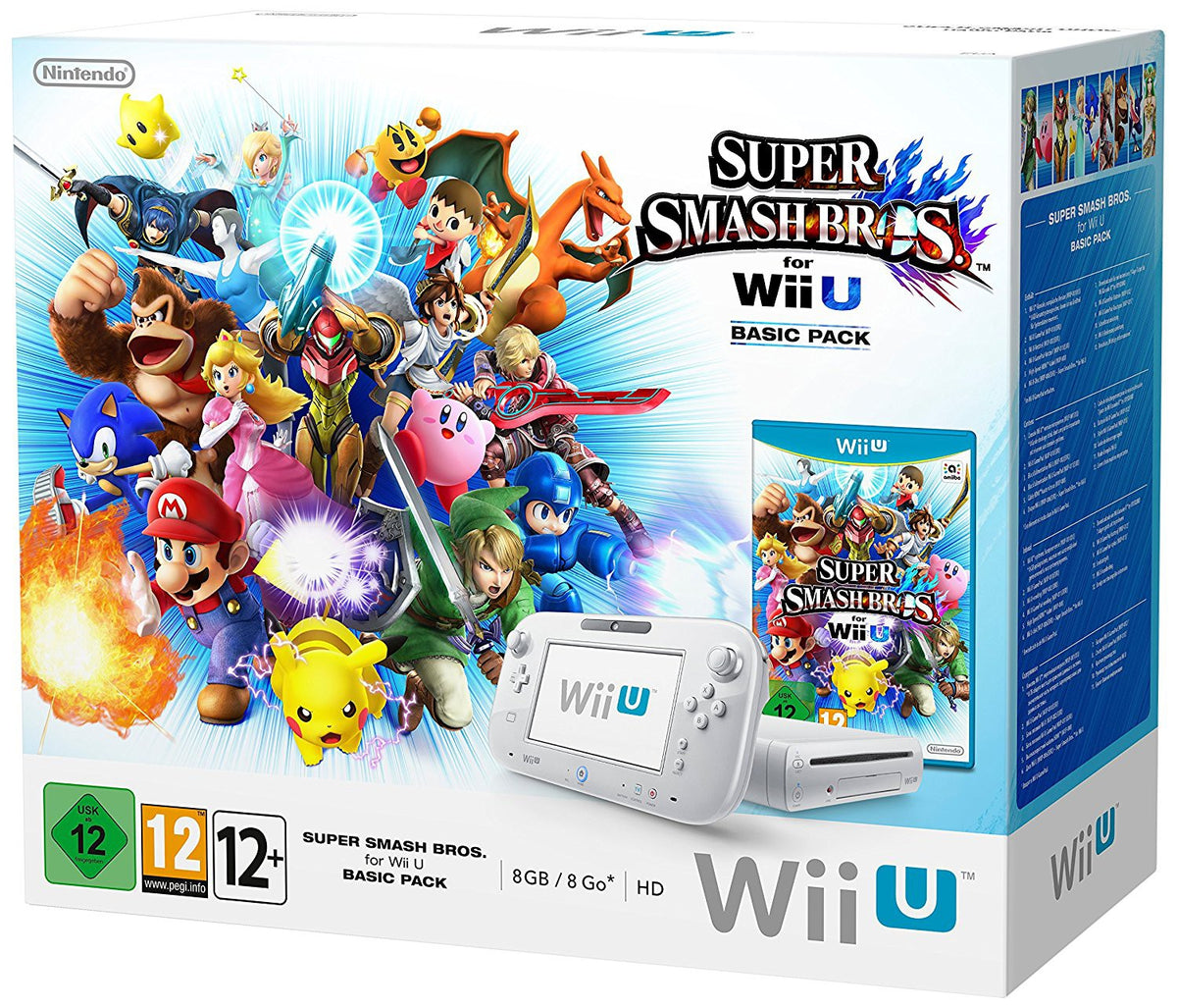 Konsole 8 GB weiß Super Smash Bros Basic Pak