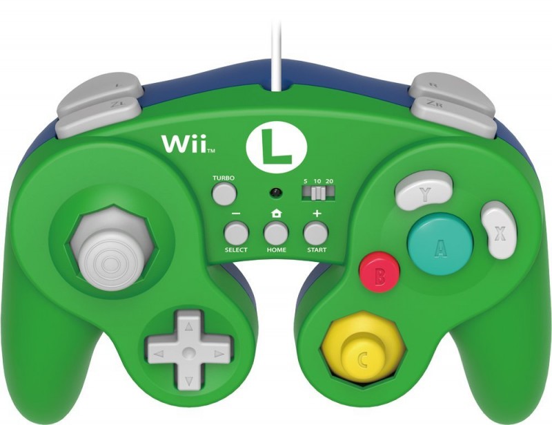 offiziell lizenzierter Original Gamecube Controller / FightPad Luigi Edition
