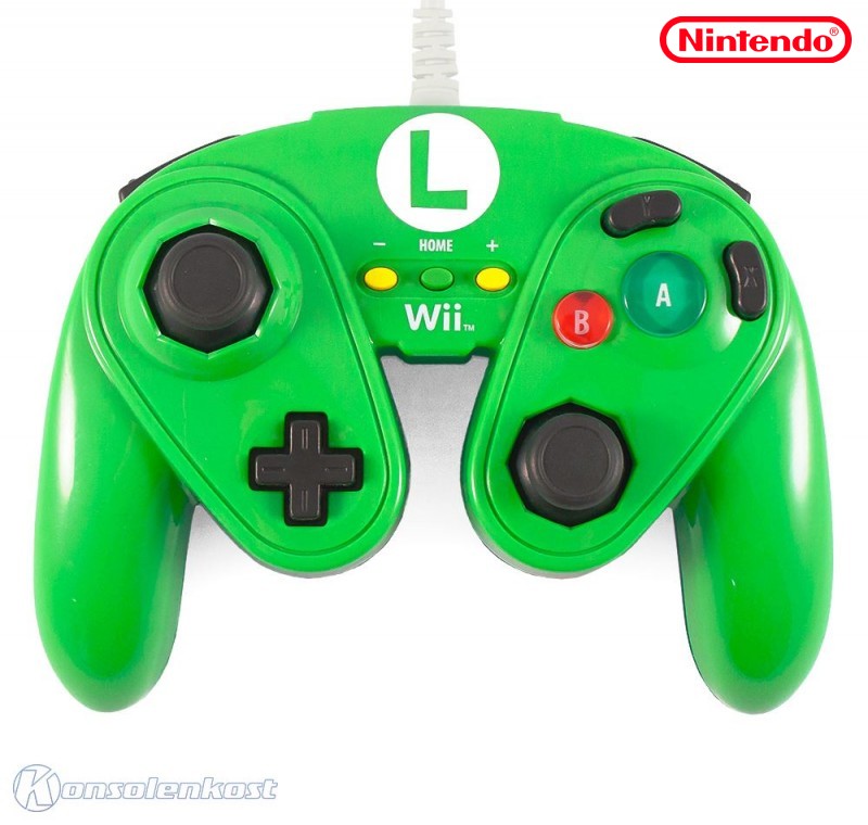 Original Super Smash Bros. GameCube Controller - Luigi Edition