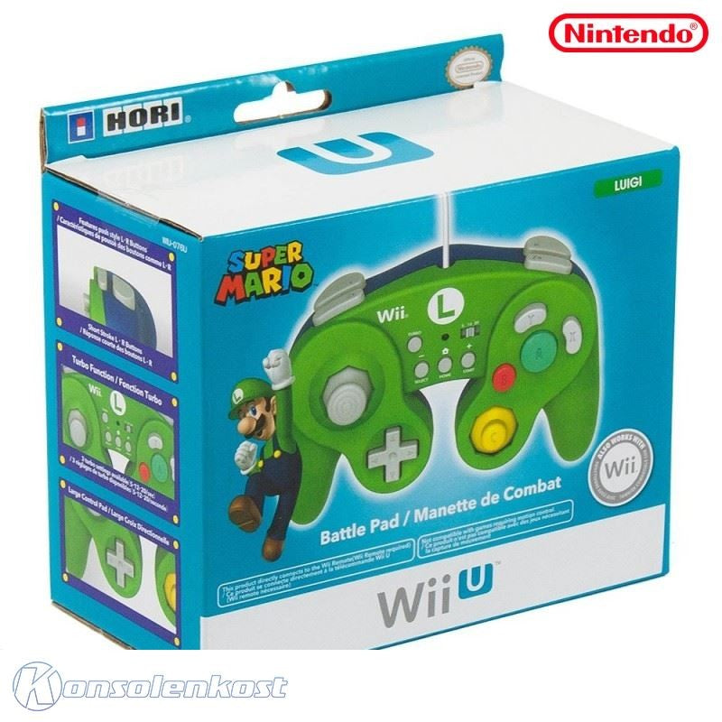 Original Super Smash Bros. GameCube Controller - Luigi Edition