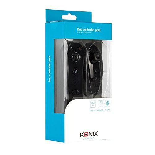 Remote & Nunchuk Controller schwarz [Konix]