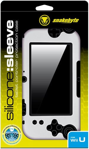 Silikon Schutzhülle für Nintendo Wii U Gamepad weiß [Snakebyte]