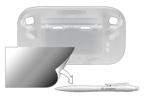 sSilikon Schutzhülle für Nintendo Wii U Gamepad + Bildschirmschutzfolie & Stylus Pen [Snakebyte]