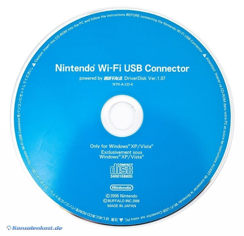Wi-Fi USB Connector / Driver Disk [Nintendo]