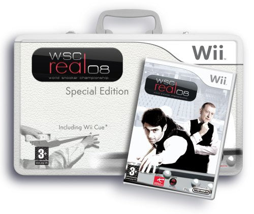 WSC World Snooker Championship Real 2008 + Wii Cue — Special Edition