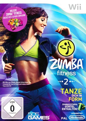 Zumba Fitness 2: Tanze dich in Form / Party yourself into Shape + Fitness-Gürtel + 3 CDs