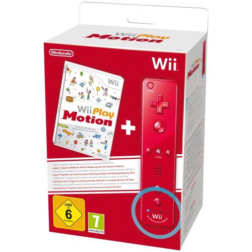 Wii Play Motion + Original Remote Plus rot — Big Box