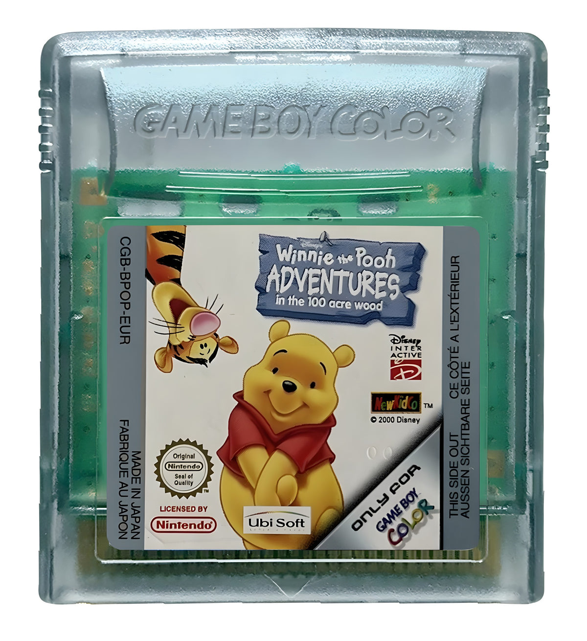 Das Modul von Winnie Puuh: Abenteuer im Hundertmorgenwald für GameBoy Color