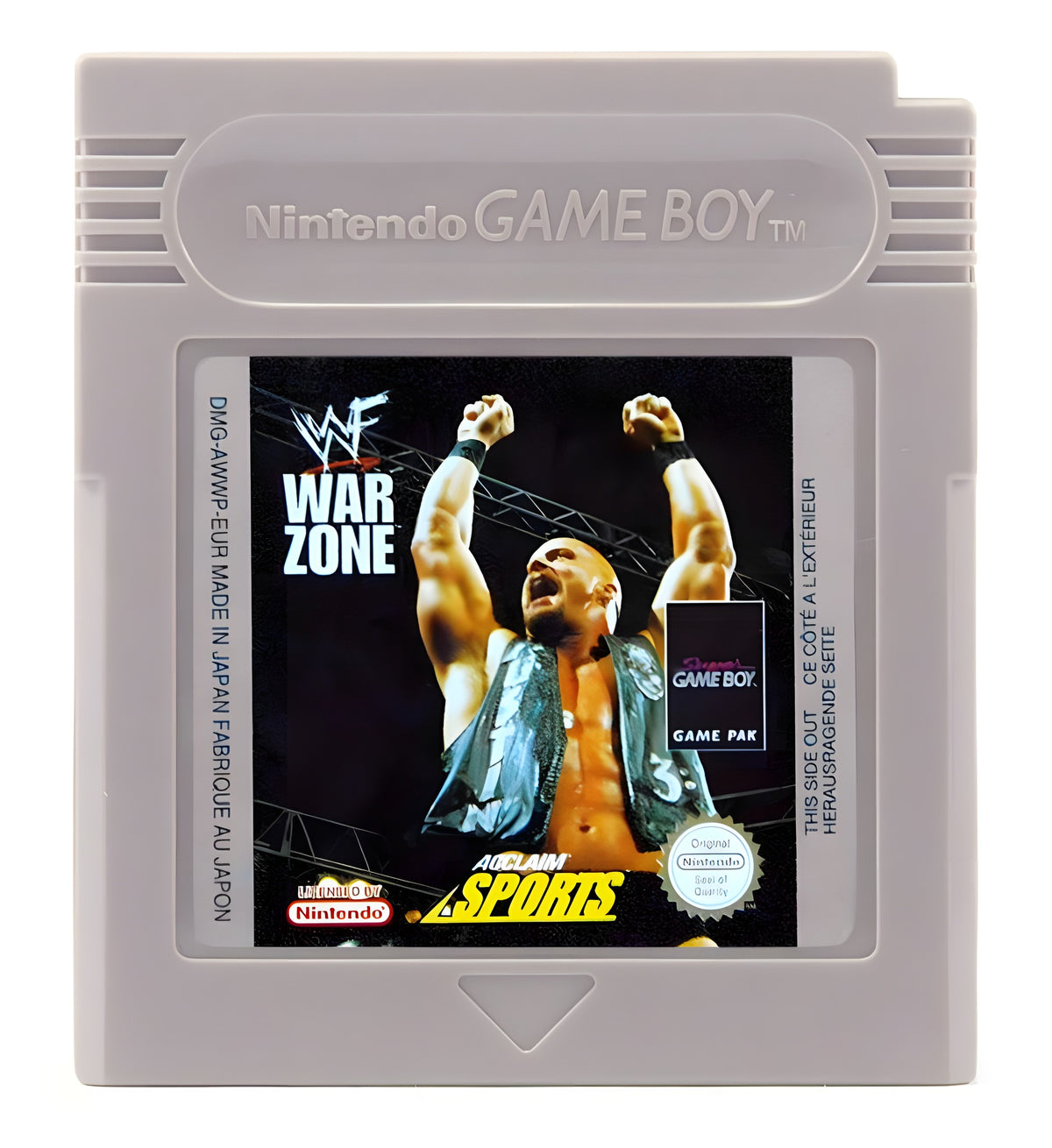 Das Modul von WWF War Zone für GameBoy