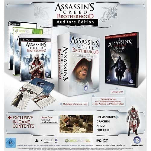 Assassin's Creed Brotherhood Auditore Edition (DE) — Big Box