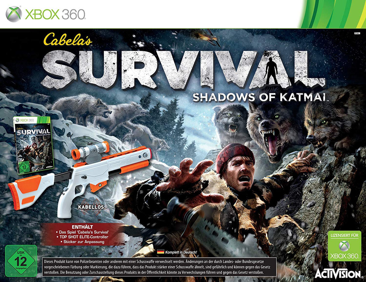 Cabela's Survival: Shadows of Katmai + Top Shot Elite Controller