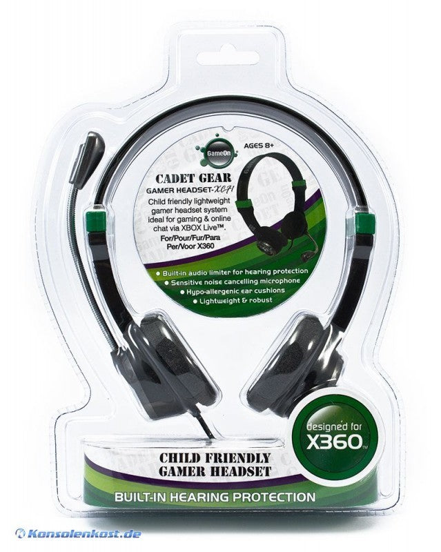 Cadet Gear Child Friendly Gamer Headset XC71 [GameOn]