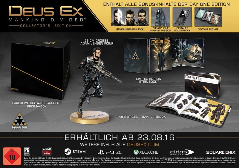 Deus Ex: Mankind Divided — Collector's Edition