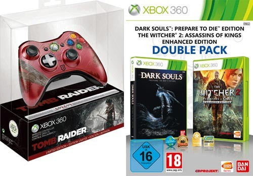 Double Pack: Witcher 2 + Dark Souls + Original Wireless Controller Tomb Raider