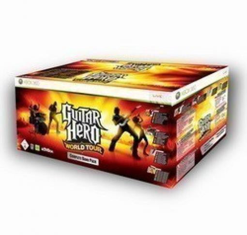 Guitar Hero: World Tour Band Pack + Spiel, Schlagzeug, Gitarre & Mikrofon
