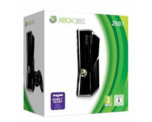Konsole Slim 250GB glossy-schwarz + Original Controller + Zubehör
