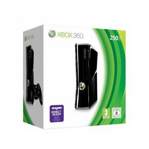 Konsole Slim 250GB glossy-schwarz + Original Controller + Zubehör