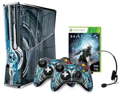 Konsole Slim 320GB Halo 4 Edition + 2 Controller — Halo 4 Edition