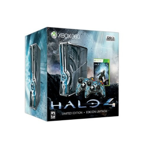 Konsole Slim 320GB + Spiel + 2 orig. Controller Halo 4 Edition