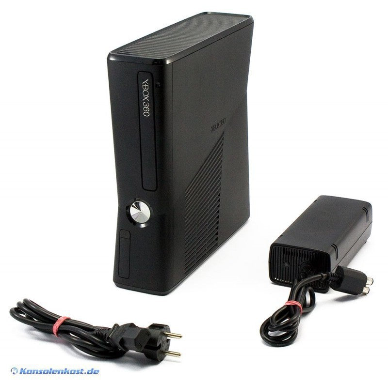 Konsole Slim 4GB matt-schwarz + Kinect Sensor + Controller + Zubehör