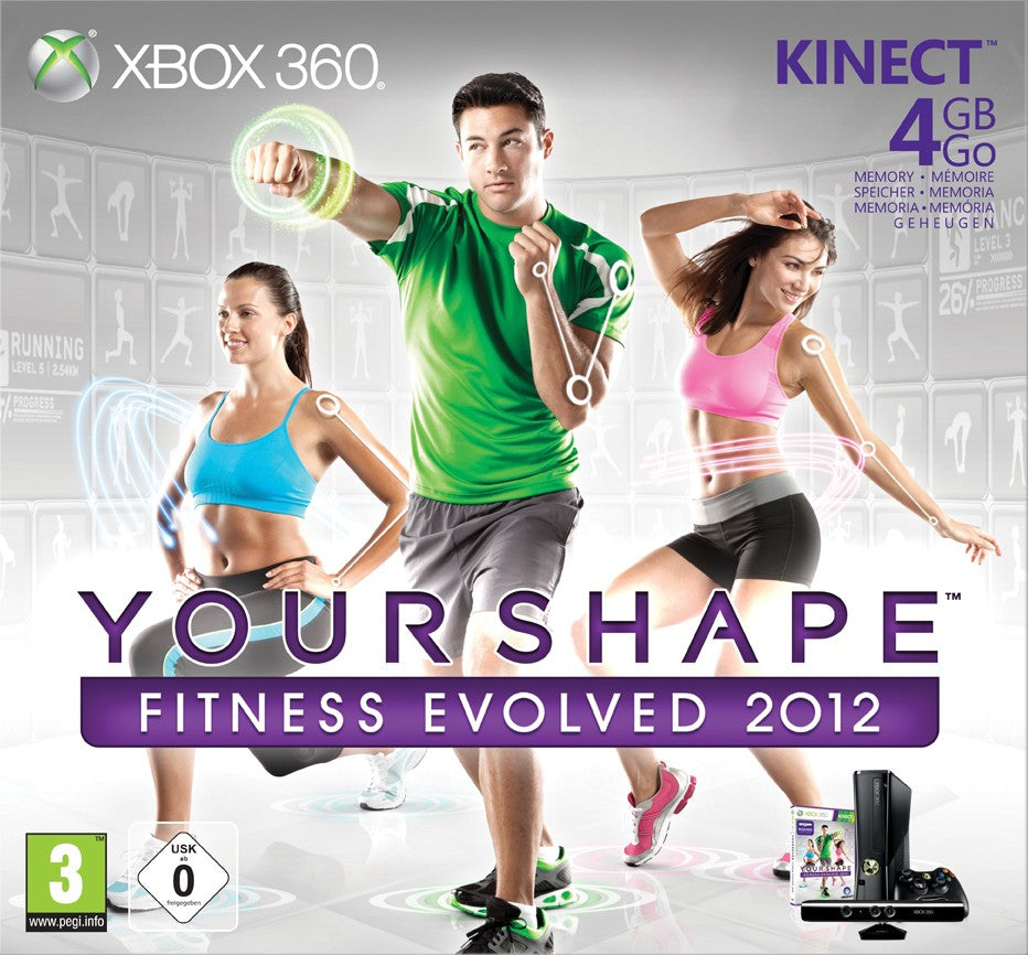 Konsole Slim 4GB Your Shape Fitness Evolved 2012