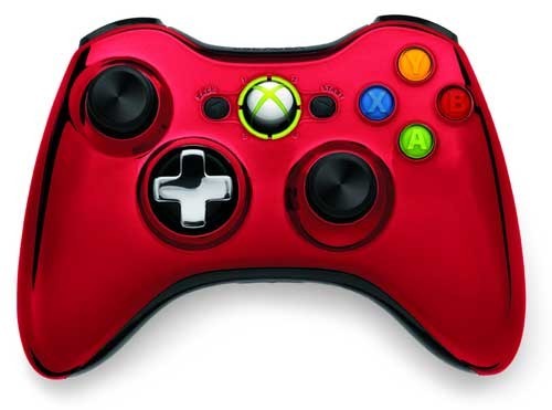 Original Wireless Controller Chrome Red / rot