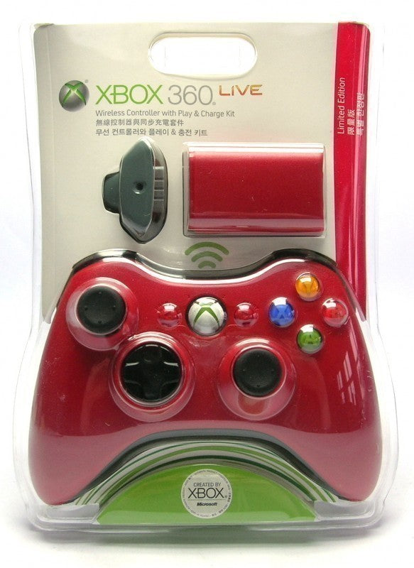 Original Wireless Controller + Play & Charge Kit rot [Microsoft]