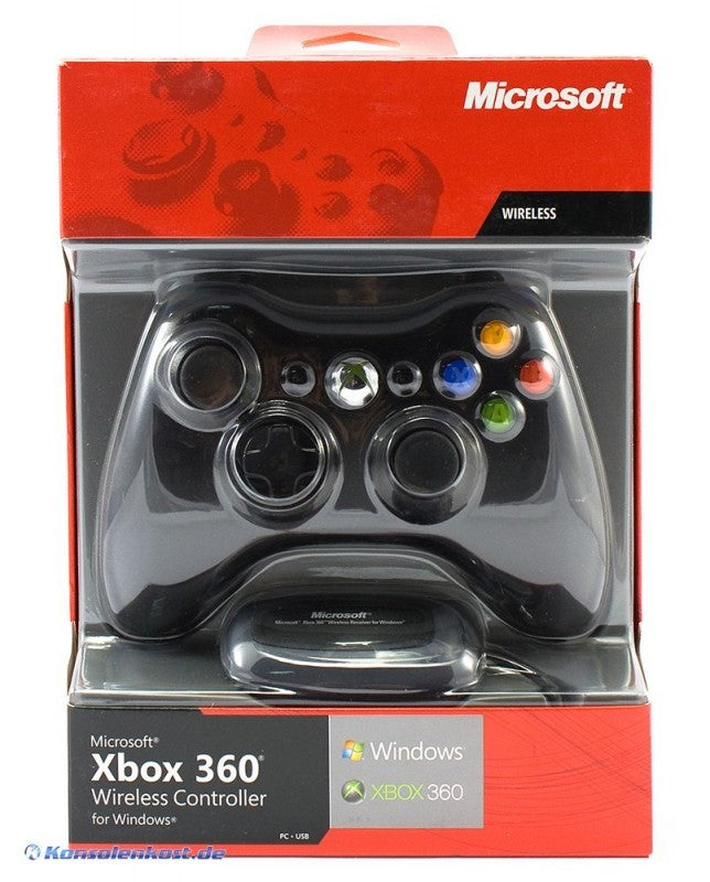 Original Wireless Controller schwarz + Wireless Adapter [Microsoft]