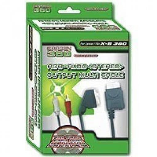 XBOX 360 RGB Cable mit Cinch Audio Out [Dragon]