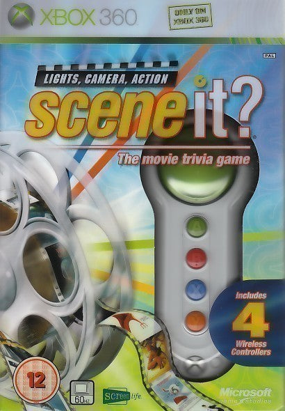 Scene It: Lights, Camera, Action + 4 Buzzer (GB)