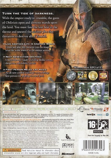 The Elder Scrolls IV: Oblivion (GB) — Classics