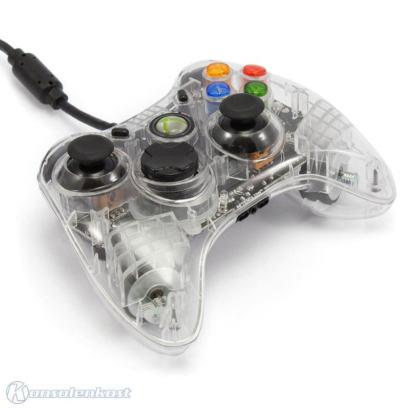 Wired Controller / Pad transparent Afterglow Grün [PDP]