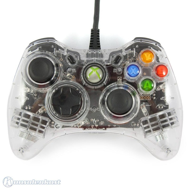Wired Controller / Pad transparent Afterglow Grün [PDP]