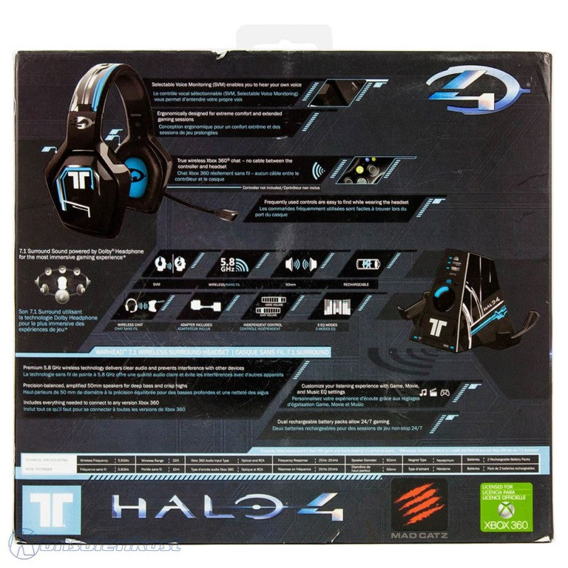 Wireless Headset 7.1 - Warhead Halo 4 Edition [Tritton]