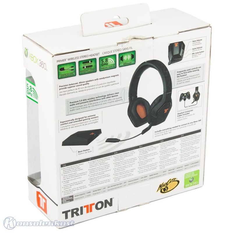 Wireless Stereo Headset - Tritton Primer [Mad Catz]