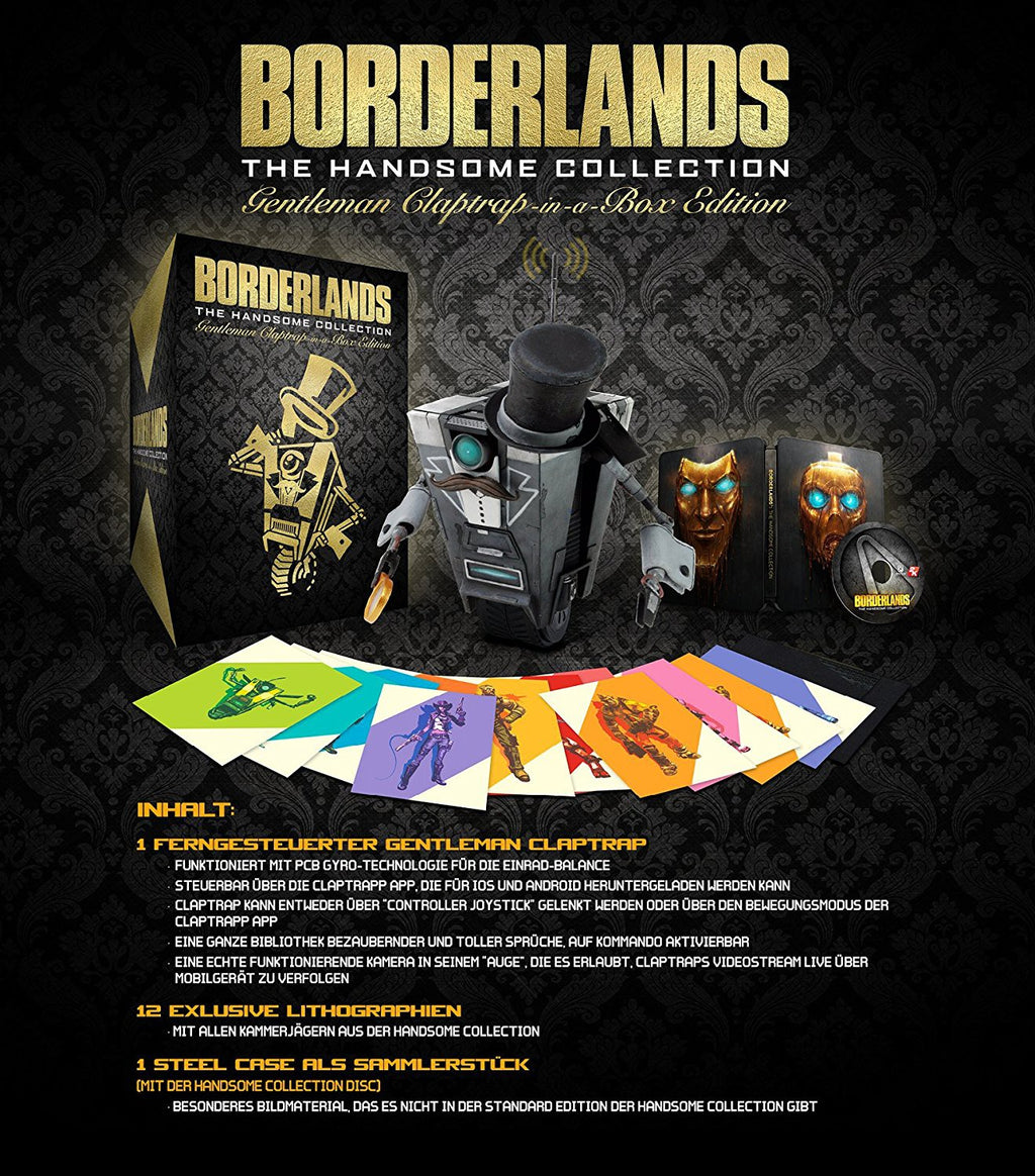 Borderlands: The Handsome Collection Gentleman Claptrap-in-a-Box Edt
