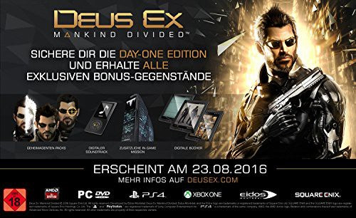 Deus Ex: Mankind Divided Day One Edition (DE) — Steelbook