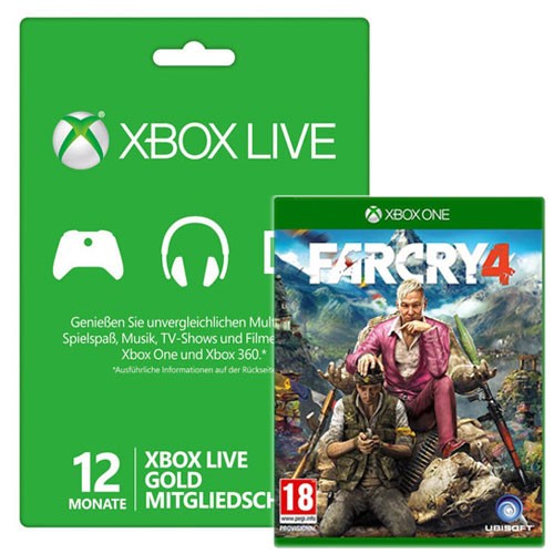 Far Cry 4 + 12 Monate Xbox Live Gold (AT)