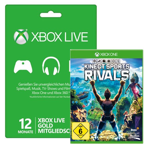 Kinect Sports: Rivals + 12 Monate Xbox Live Gold (DE)