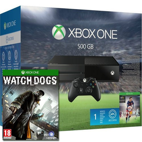 Konsole 500GB + FIFA 16 + Watch Dogs (AT)