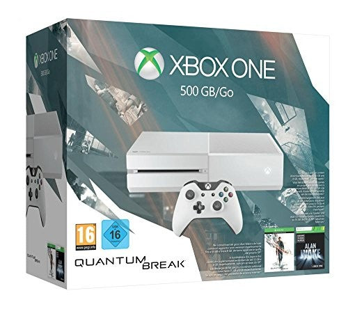Konsole 500GB weiß + Quantum Break DLC + Alan Wake DLC (DE) — Special Edition