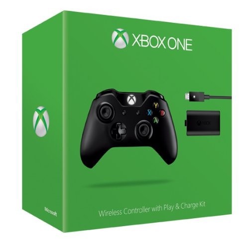 Original Wireless Controller schwarz 2013 Play & Charge Kit [Microsoft]