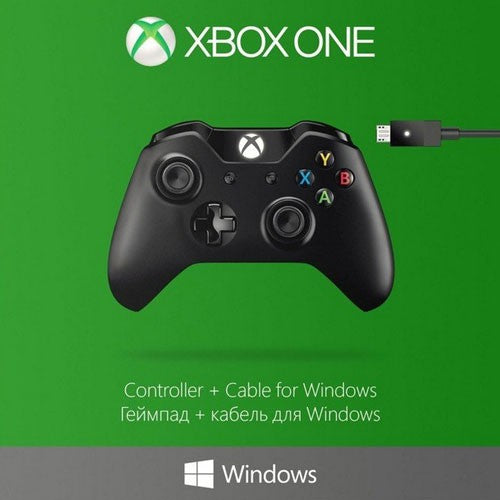 Original Wireless Controller schwarz 2013 + Windows USB Kabel [Microsoft]