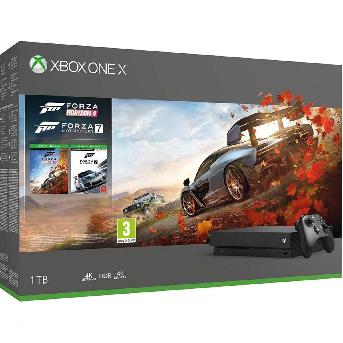 Bundle: Konsole 1TB schwarz + Forza Horizon 4 + Forza Motor. 7