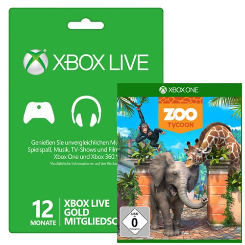 Zoo Tycoon + 12 Monate Xbox Live Gold