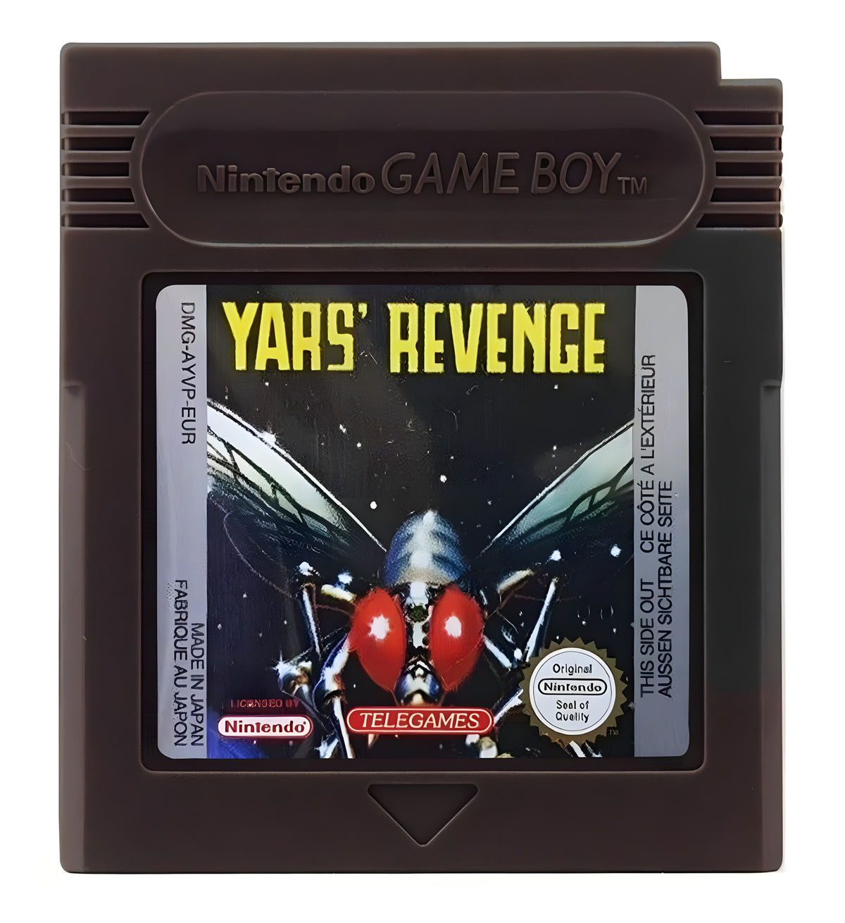 Das Modul von Yars Revenge für GameBoy Color